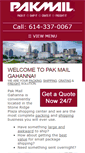 Mobile Screenshot of pakmailohio.com